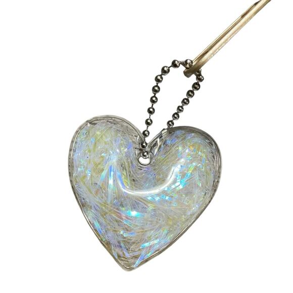 The Children Place Girl’s Gold Quilted Heart Crossbody Bag NWT - Picture 3 of 9